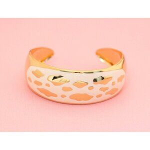 Vintage Gold Tone Cloud Cuff Bracelet | 7 inch | Avon | H17